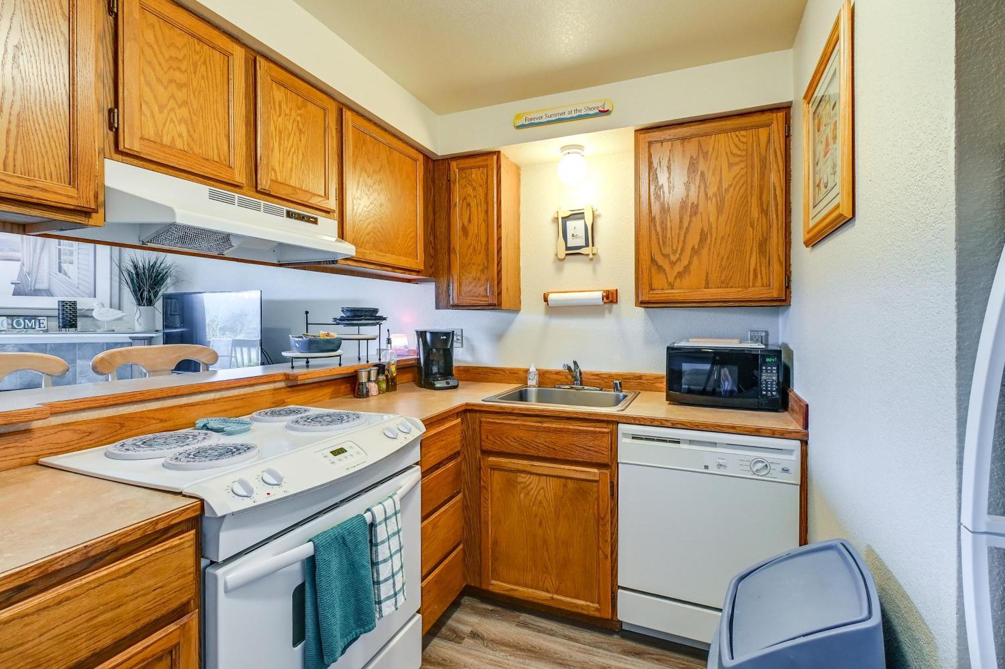 Ocean Shores Condo With Balcony Less Than 1 Mi To Beach! Eksteriør bilde